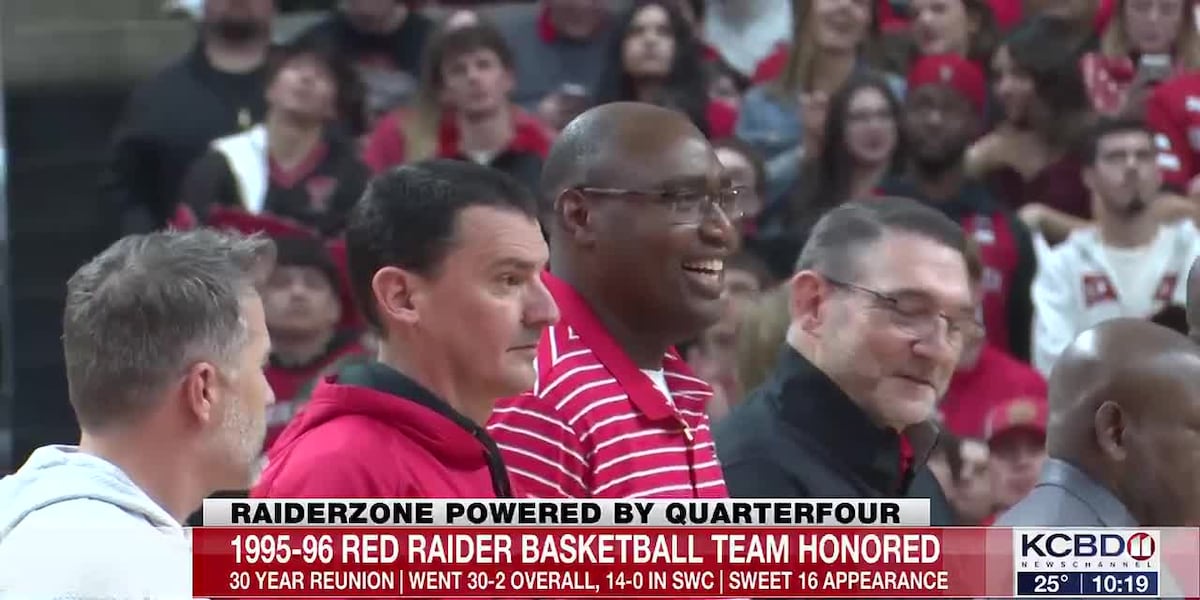 Texas Tech honors 1995-96 men’s basketball team