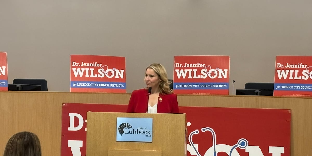 Dr. Jennifer Wilson announces re-election bid for Lubbock City Council