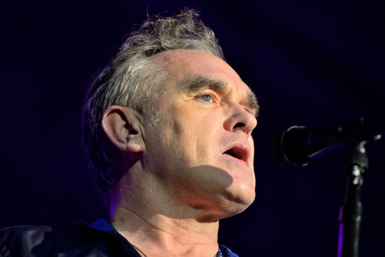 Morrissey performs at a concert in Spain to which he actually showed up.