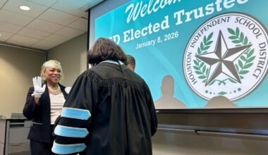 Myrna Guidry HISD Trustee Swearing In