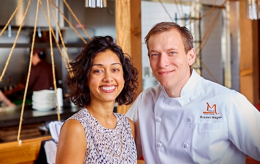 Yasmin and Braden Wages own four Malai Kitchen restaurants in Dallas-Fort Worth. They just...