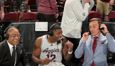 Texas A&M wears down Oklahoma for third conference win