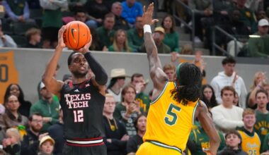 No. 12 Texas Tech unleashes 3-point barrage in blowout conference win over Baylor