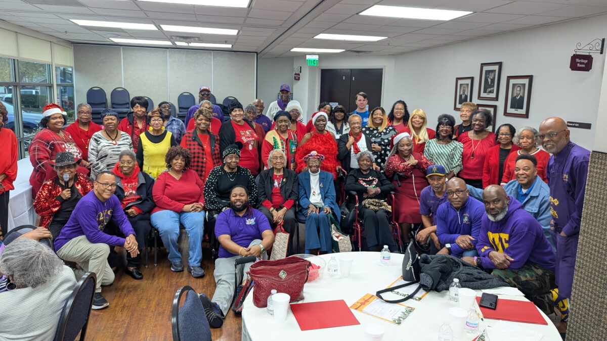 Alpha Iota Iota Graduate Chapter of Omega Psi Phi Fraternity, Inc. Serves Denton and Douglass Seniors at Shiloh Missionary Baptist Church
