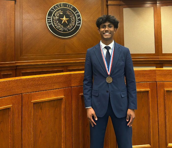 Plano East Speech & Debate Student Places 6th in UIL Congress State Championship