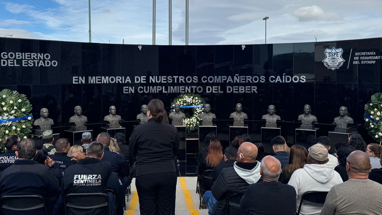 Chihuahua State Police pay tribute to guards killed in 2023 prison attack