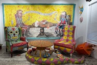 The whimsical artwork of Chuck and George is on view at Anna Street Studios in Denton...