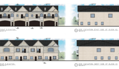 Syed Hussain's proposal for townhome complex Pecan Meadows.