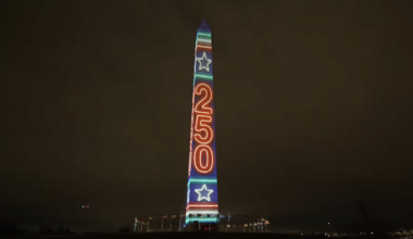 Dallas-Based 900lbs Helps Light Up America's 250th With Washington Monument Projection Display » Dallas Innovates