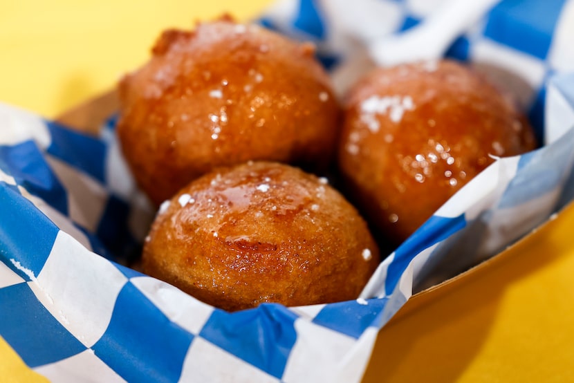 Hot Chick-in-Pancake Poppers were our No. 1 bite at the State Fair of Texas in 2024.