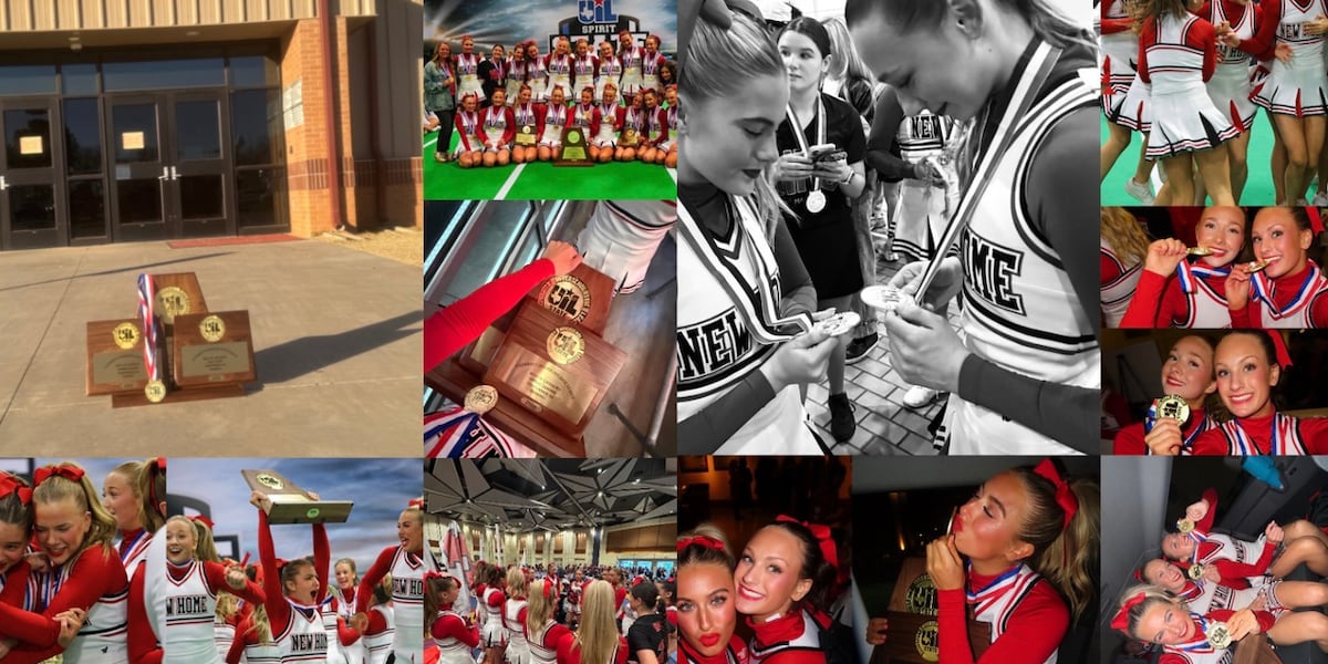 New Home Lady Leopard Cheer team earns first State Champion gold
