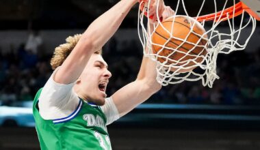 See photos as Mavericks' rookie leads win over Nets