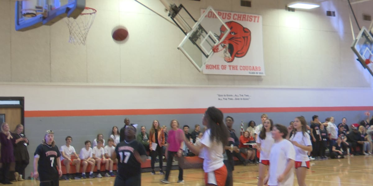Corpus Christi Catholic School hosts yearly basketball game with Theodore Bobcats special athletes