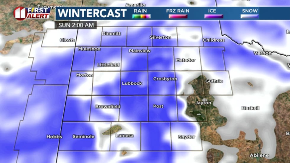Heavy snowfall overnight