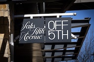 The Saks Fifth Avenue store front at The Shops at Park Lane on Wednesday, Jan. 14, 2025, in...