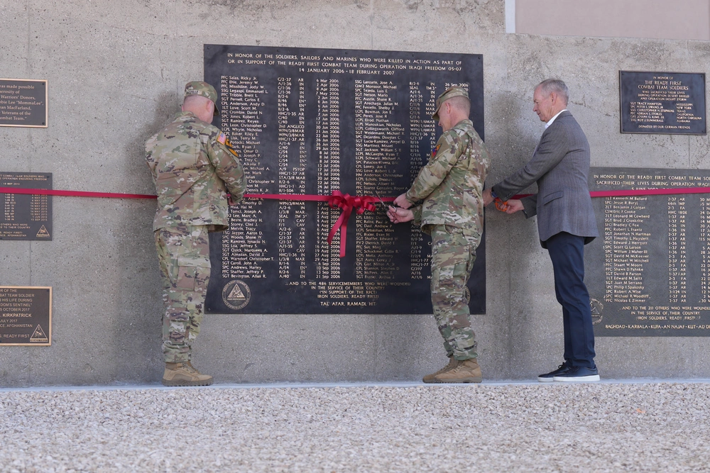 Fort Bliss, 1AD dedicates memorial to 2nd Battle of Ramadi in Iraq War
