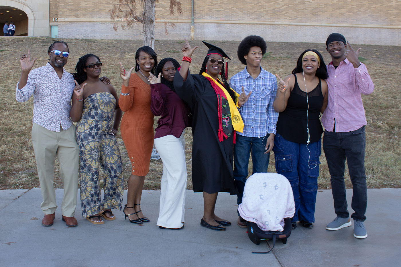 Rosalynn with her family