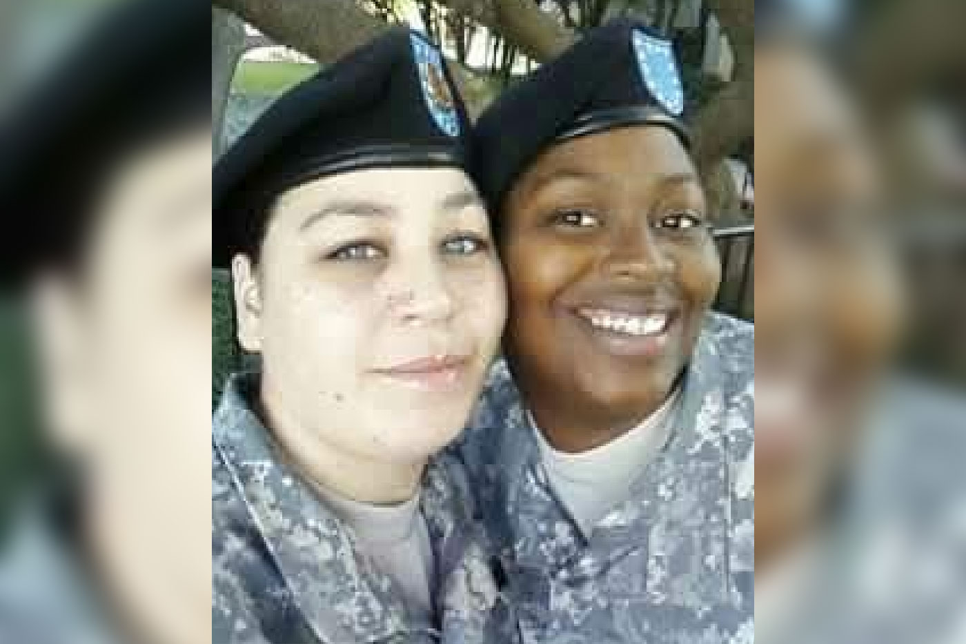 Rossalynn and her “battle buddy” Rachel.