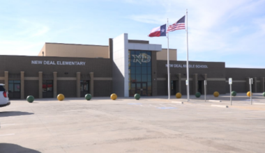 New Deal ISD celebrating the opening of new elementary and middle school