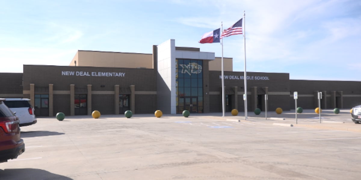 New Deal ISD celebrating the opening of new elementary and middle school