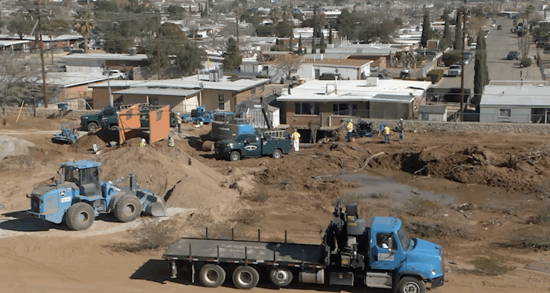 Water main break displaces Northeast El Paso family, leaves home unlivable