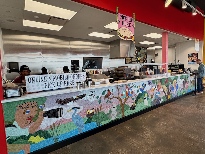 Snarf's front counter