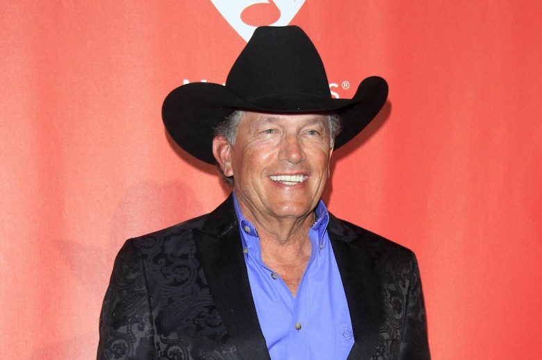 George Strait appears at a Los Angeles award ceremony.