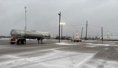 Over 20,000 without power; icy conditions reach I-20