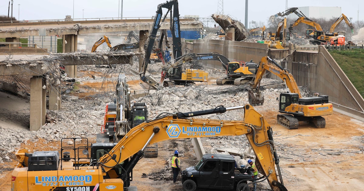 I-30 in downtown Dallas reopens after weekend closure, demolition