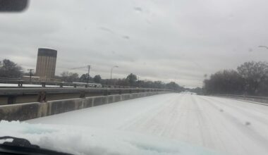 Icy conditions reported on most major roads in East Texas