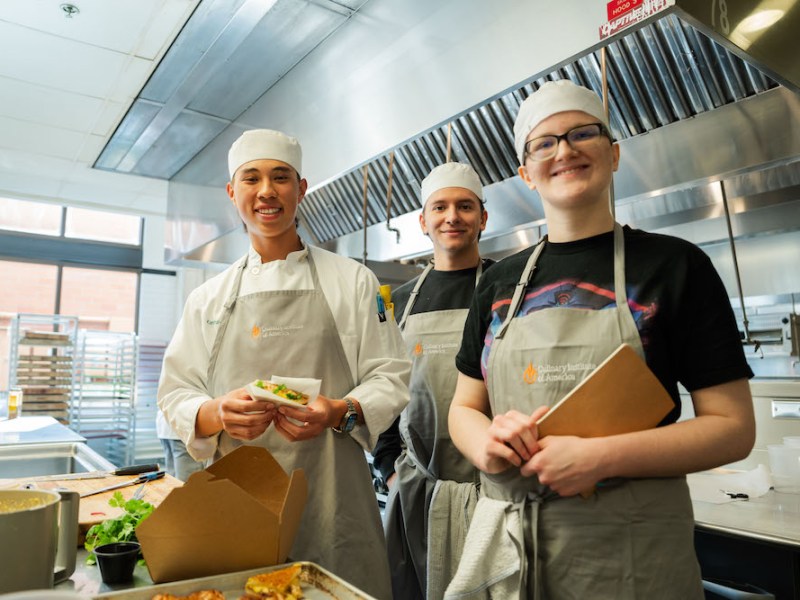 Trinity and CIA students collaborate in the kitchen via new entrepreneurial boot camp