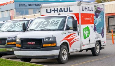 U-Haul moving truck