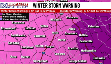 Ice Storm Impacts Central Texas