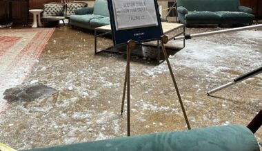 The Adolphus takes a hit from ice, snow when Dallas hotel’s glass atrium shatters