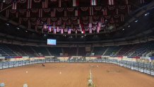 Image of the Will Rogers Coliseum which got a facelift just in time for the Fort Worth Stock Show and Rodeo.
