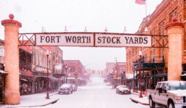 Walt Burns Captures Fort Worth Landmarks Under Snow Cover [GALLERY]