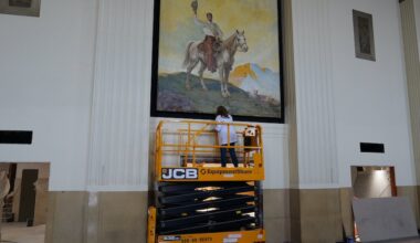 Will Rogers Portrait Restored at Fort Worth Coliseum