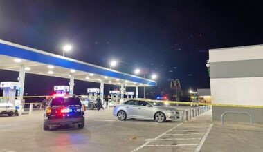 Argument over stolen property leads to shooting outside Fifth Ward gas station; shooter claims self-defense