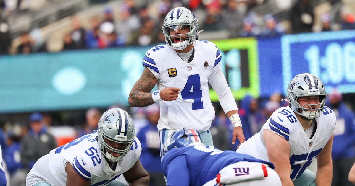 Cowboys QB Dak Prescott’s 14-game winning streak vs. Giants comes to an end