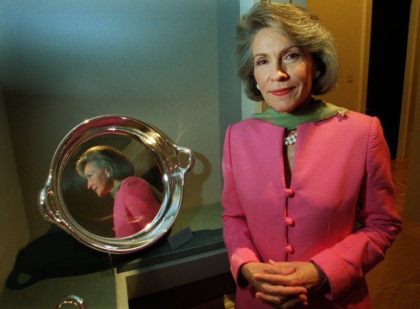 Linda Custard in 2002 at the Meadows Museum at Southern Methodist University.