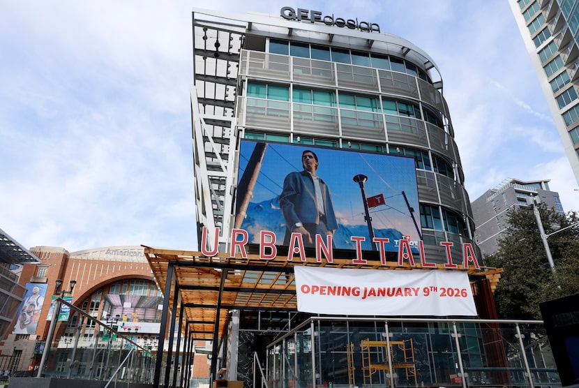 Urban Italia moves into a prominent corner of Victory Park, in front of the AAC.
