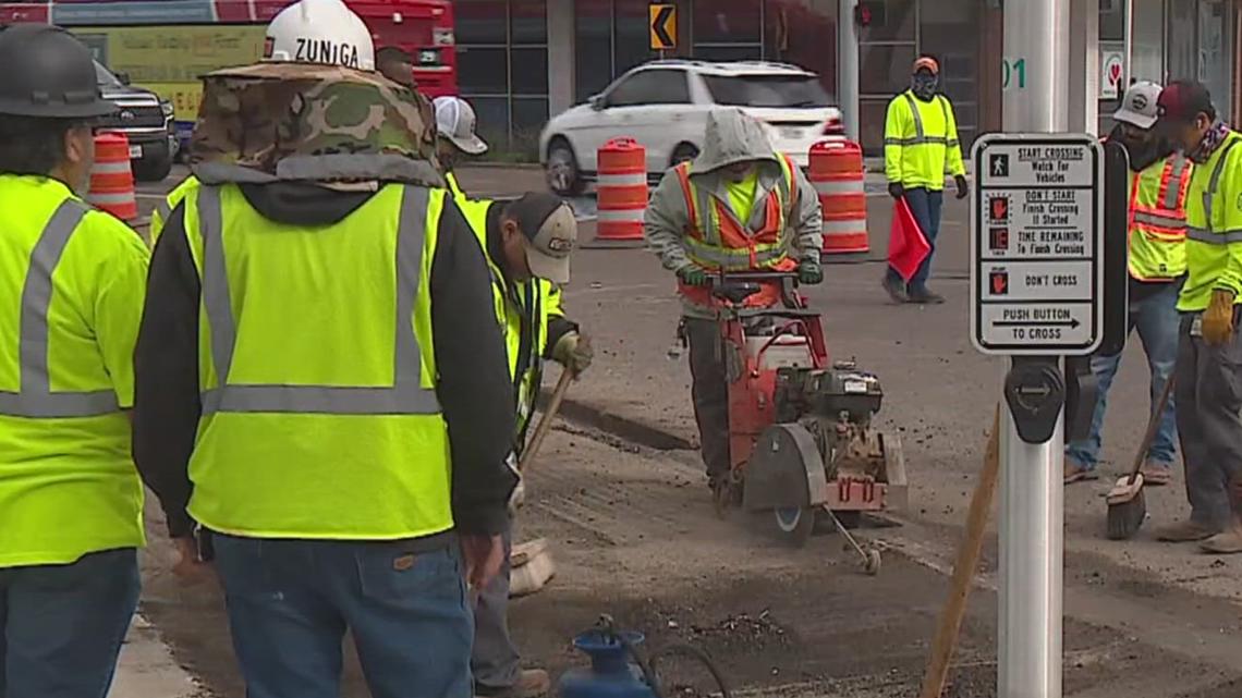 City crews begin removing decorative crosswalks across Corpus Christi