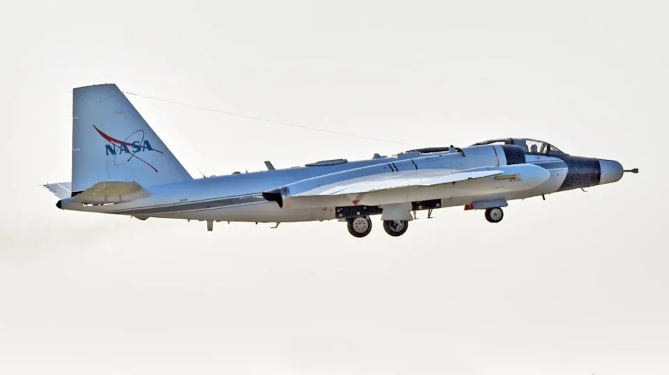 A stock picture of a NASA WB-57F. <em>NASA</em>
