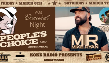 Save the Date: BBQ Austin with KOKE March 6-7 Featuring Mike Ryan, Kin Faux and People’s Choice