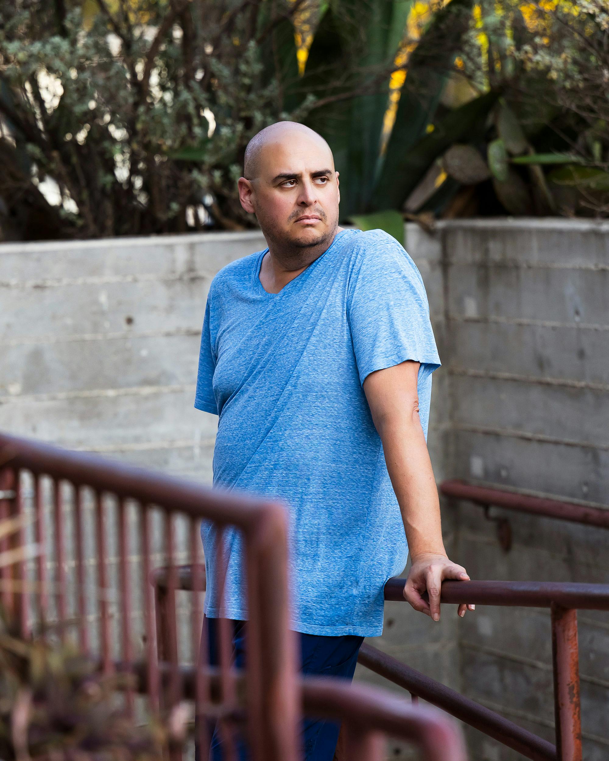 Joey Lopez, director of the Gaming Lab at the Department of Communication at Texas A&M University, photographed in San Antonio on December 22, 2025.