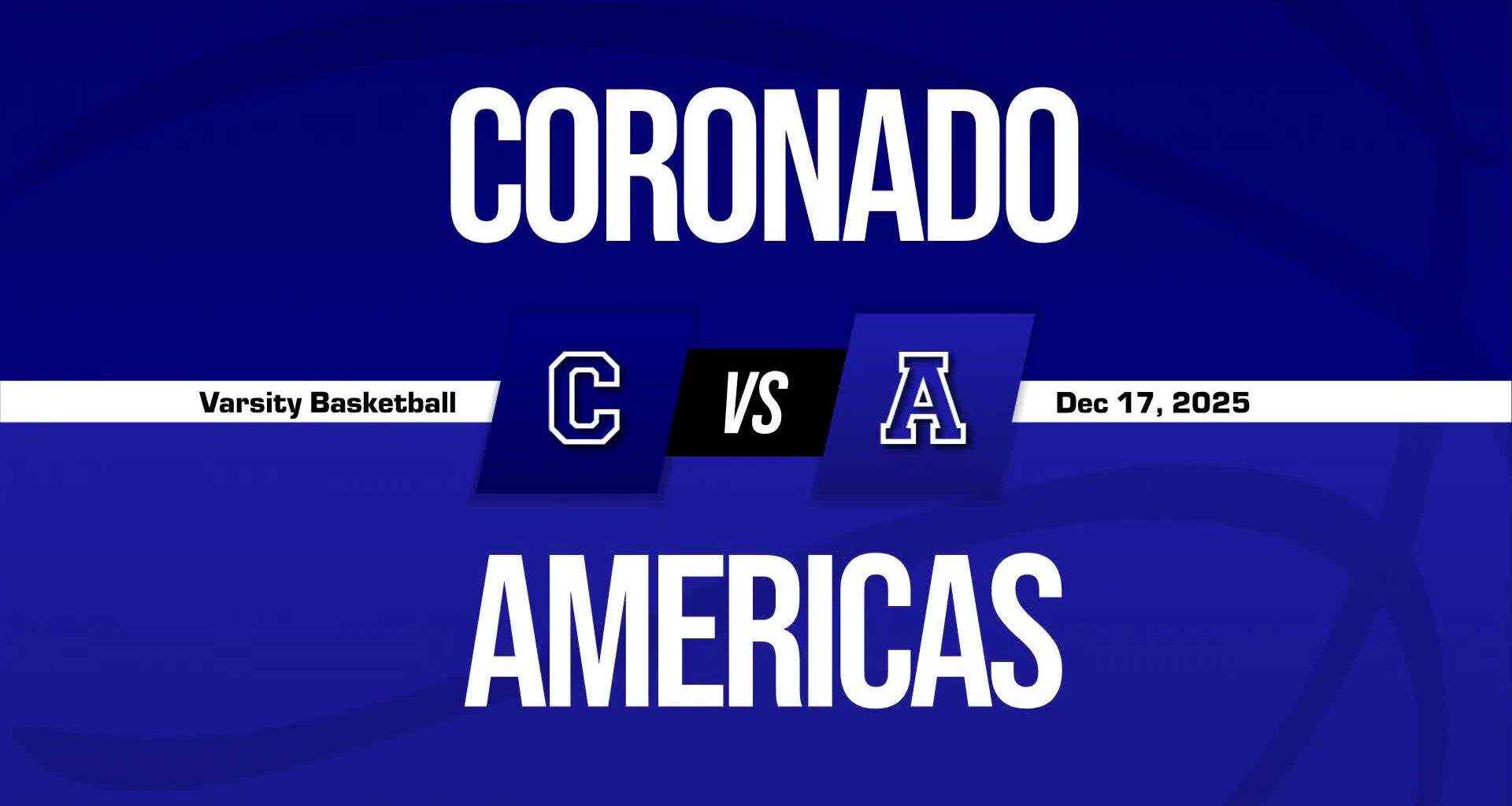 Coronado Thunderbirds vs. Montwood Rams