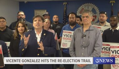 Vicente Gonzalez kicks off re-election bid in Corpus Christi as new congressional map reshapes South Texas