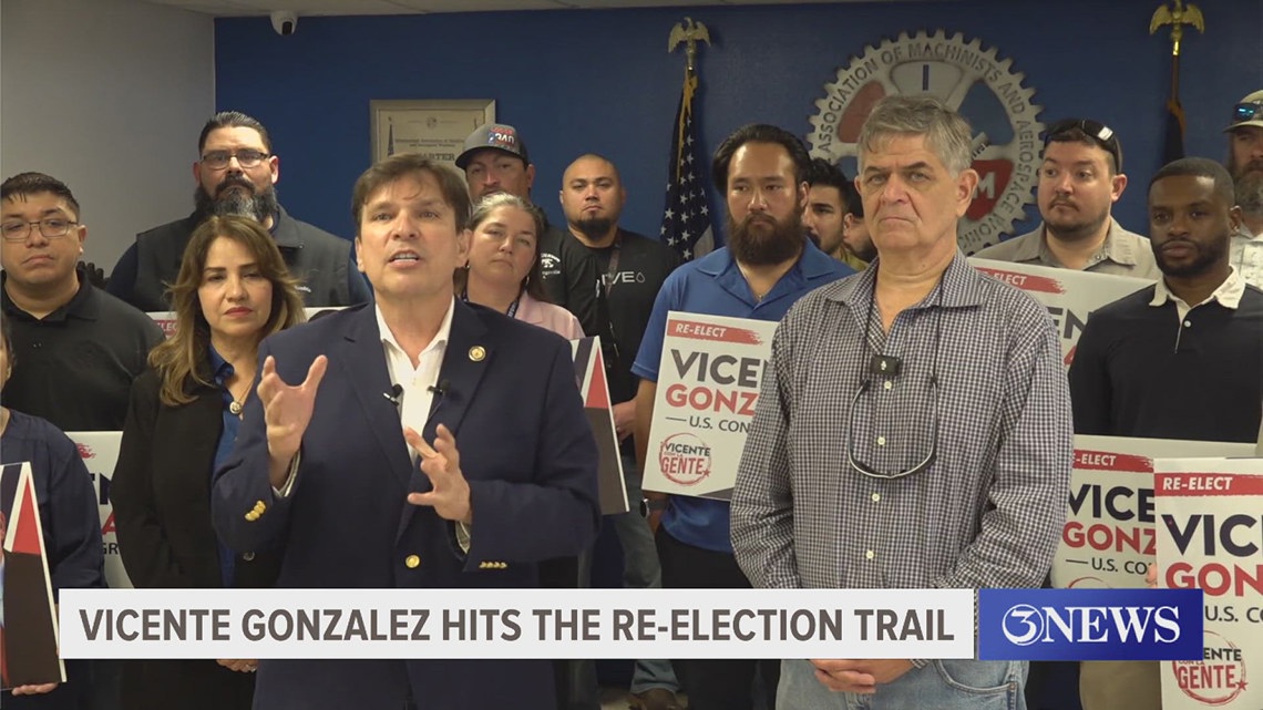 Vicente Gonzalez kicks off re-election bid in Corpus Christi as new congressional map reshapes South Texas