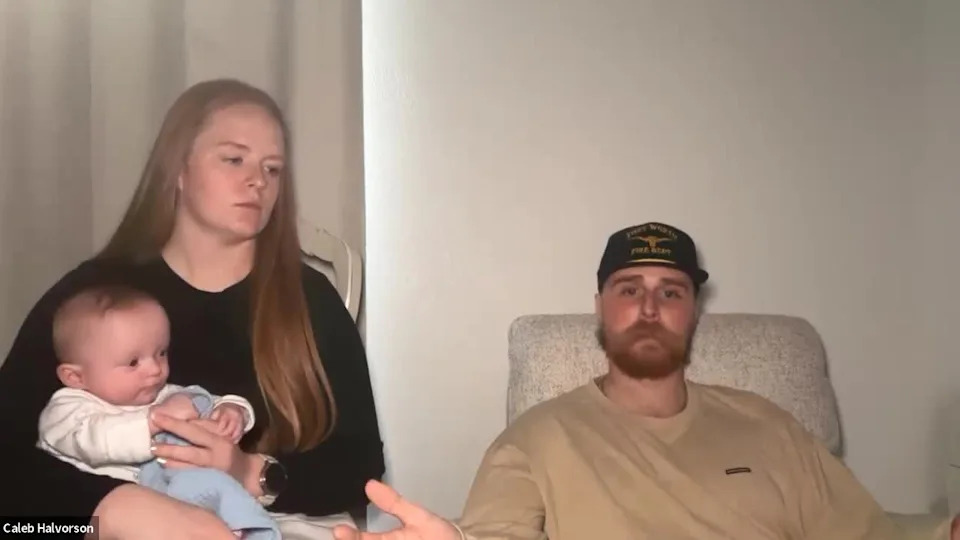 <div>Caleb Halvorson and family</div>