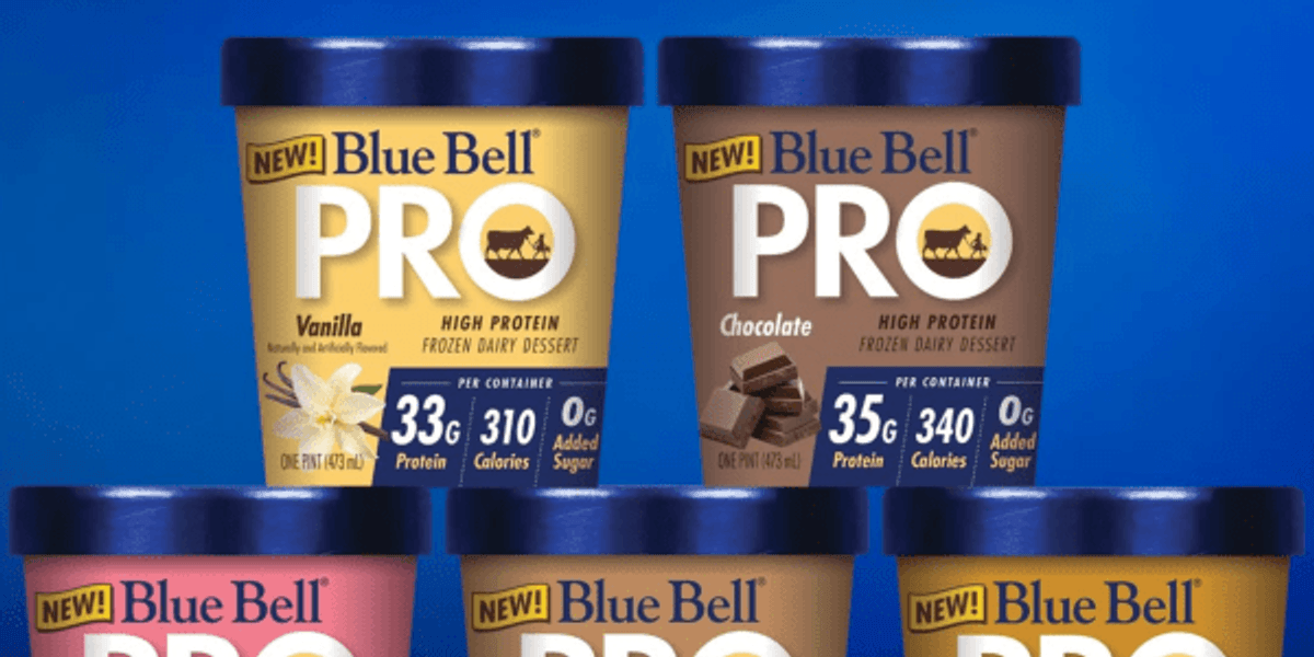 Texas ice cream brand Blue Bell teases new protein dessert